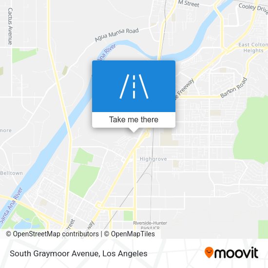 South Graymoor Avenue map