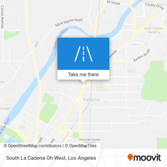 Mapa de South La Cadena Oh West