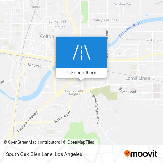 Mapa de South Oak Glen Lane