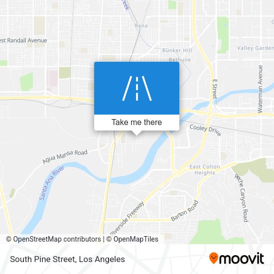 Mapa de South Pine Street