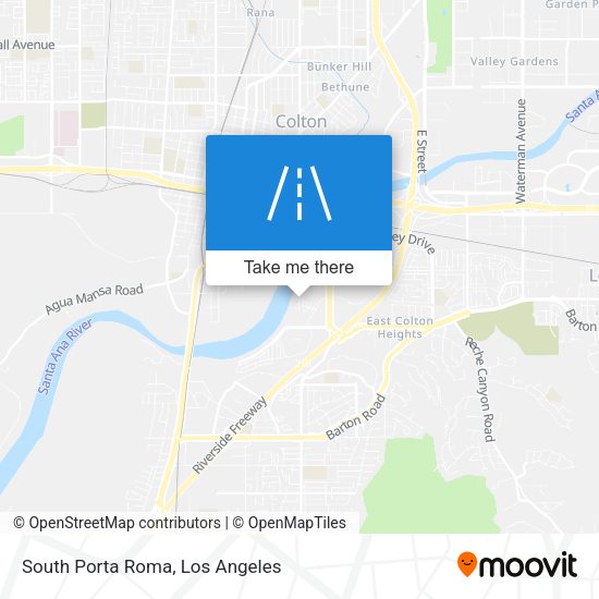 South Porta Roma map