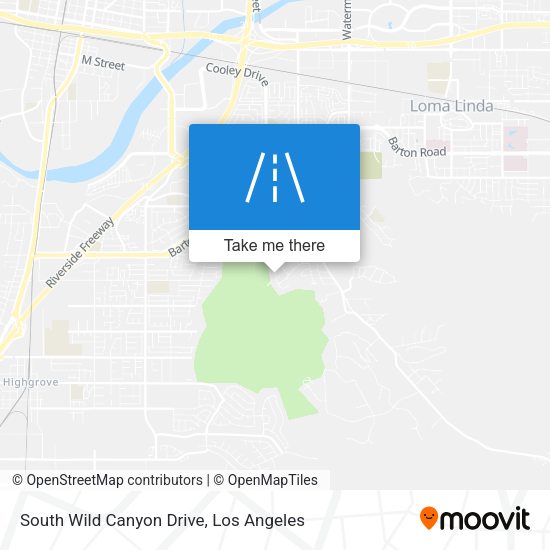 Mapa de South Wild Canyon Drive