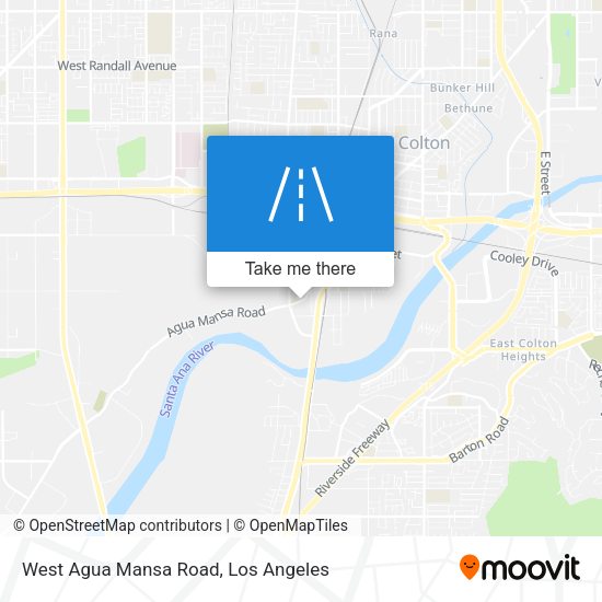 Mapa de West Agua Mansa Road