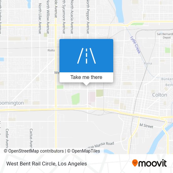 West Bent Rail Circle map