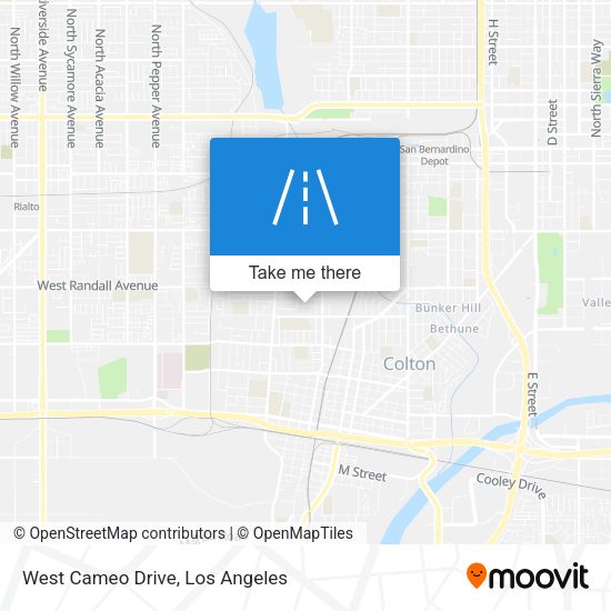 Mapa de West Cameo Drive