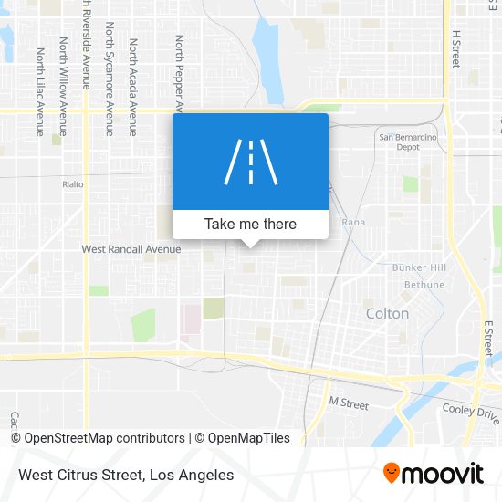 Mapa de West Citrus Street