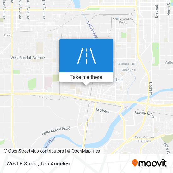 Mapa de West E Street