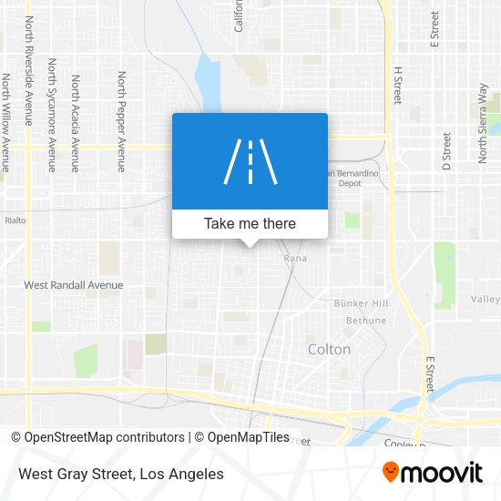 West Gray Street map