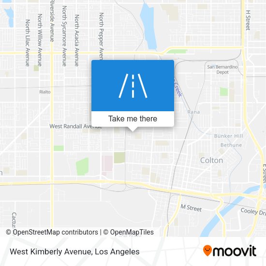 Mapa de West Kimberly Avenue
