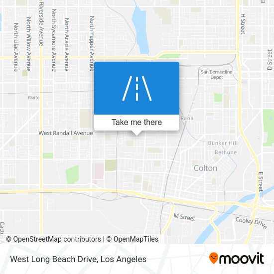 West Long Beach Drive map