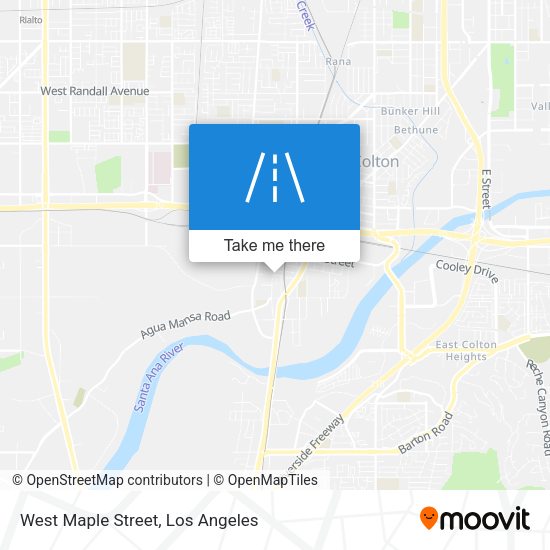 Mapa de West Maple Street
