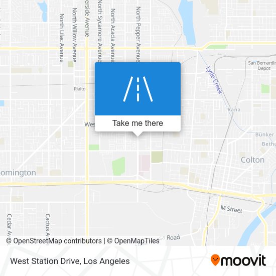 Mapa de West Station Drive
