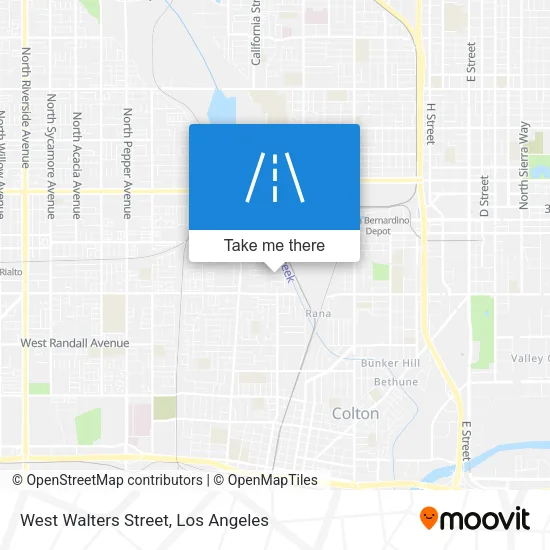 Mapa de West Walters Street