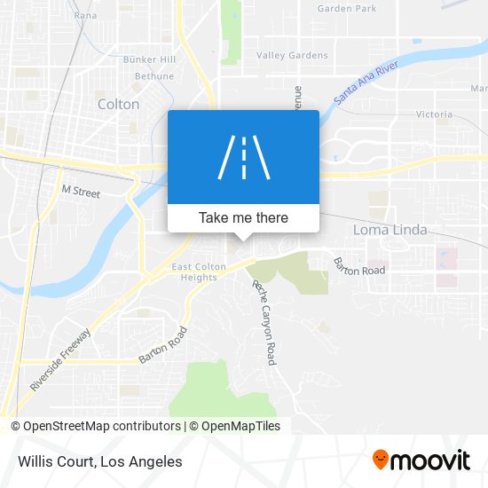 Willis Court map