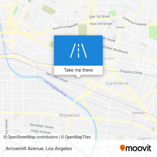Arrowmill Avenue map
