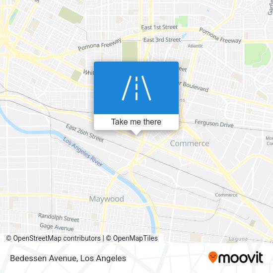 Mapa de Bedessen Avenue
