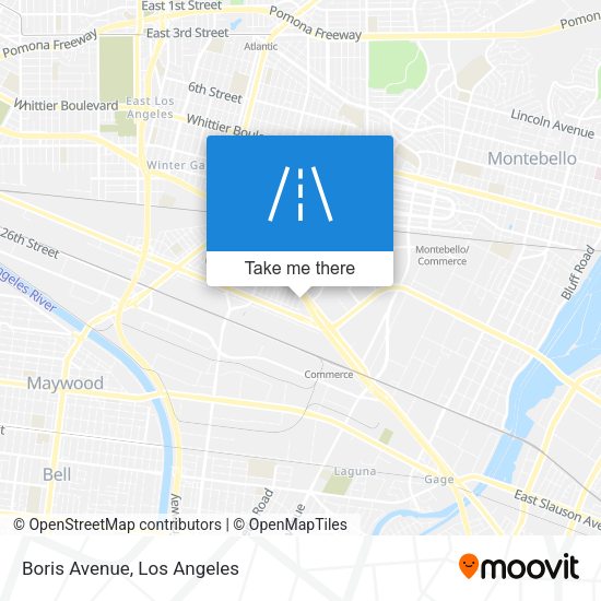 Mapa de Boris Avenue