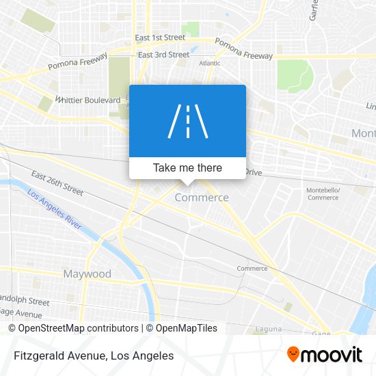 Fitzgerald Avenue map