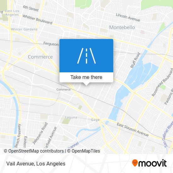 Mapa de Vail Avenue