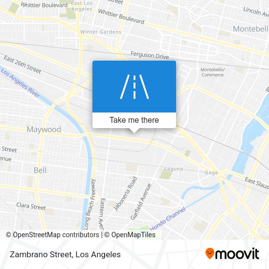 Zambrano Street map