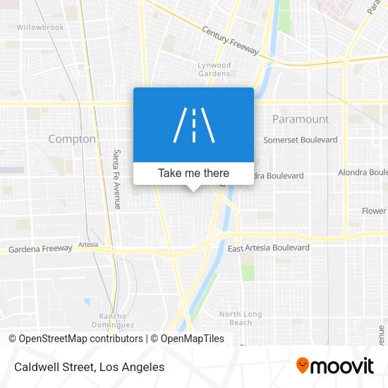 Mapa de Caldwell Street