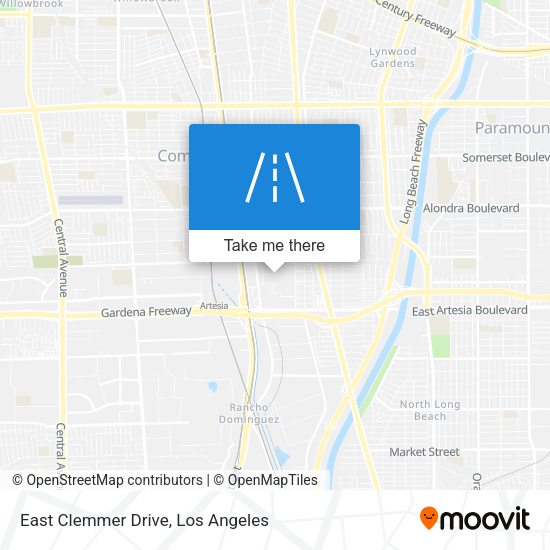 Mapa de East Clemmer Drive