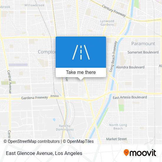 Mapa de East Glencoe Avenue