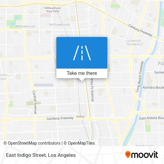 Mapa de East Indigo Street