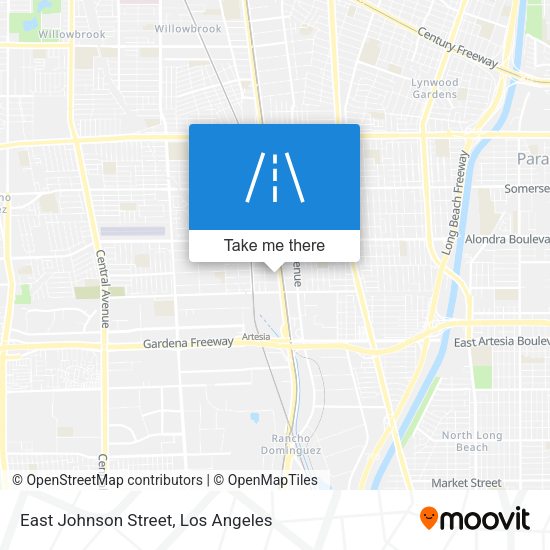 East Johnson Street map
