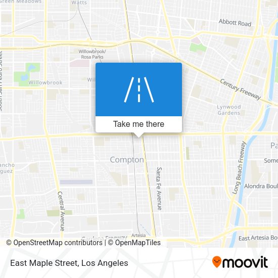 East Maple Street map