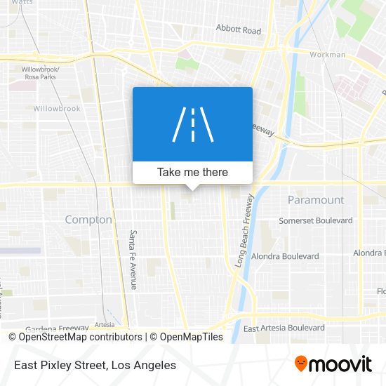 Mapa de East Pixley Street