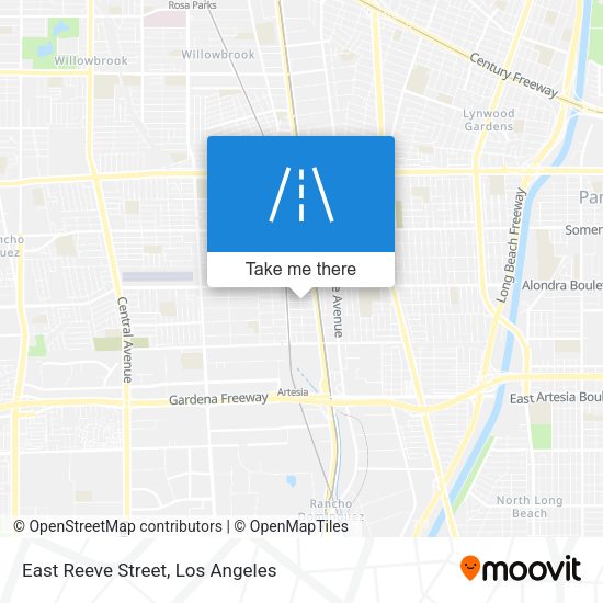 Mapa de East Reeve Street