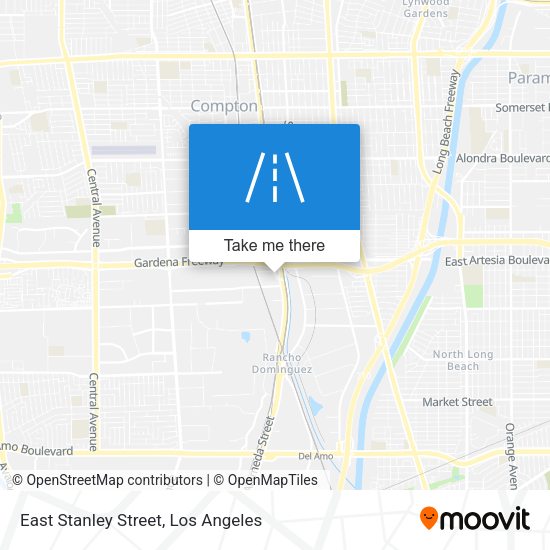 East Stanley Street map
