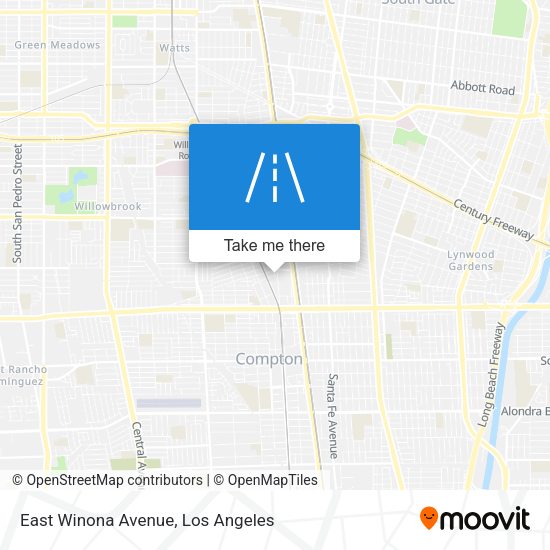 Mapa de East Winona Avenue
