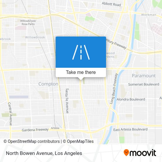 Mapa de North Bowen Avenue