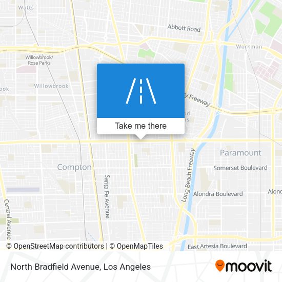 Mapa de North Bradfield Avenue