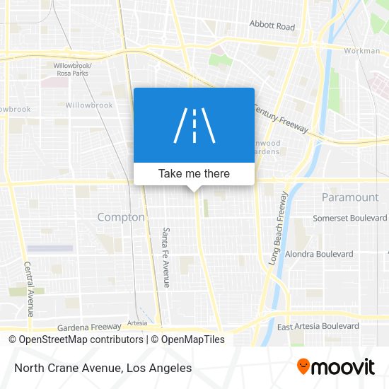 Mapa de North Crane Avenue