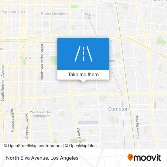 Mapa de North Elva Avenue