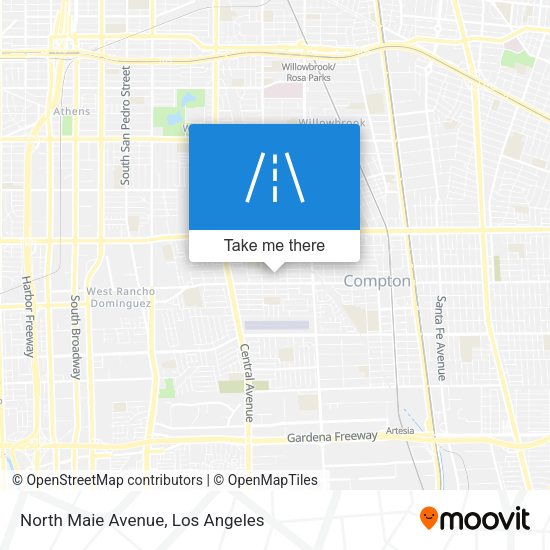 Mapa de North Maie Avenue
