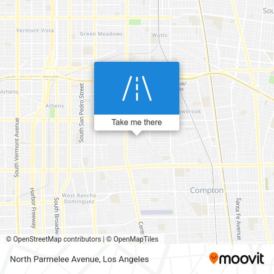 North Parmelee Avenue map