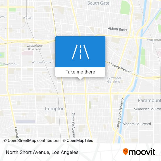 Mapa de North Short Avenue