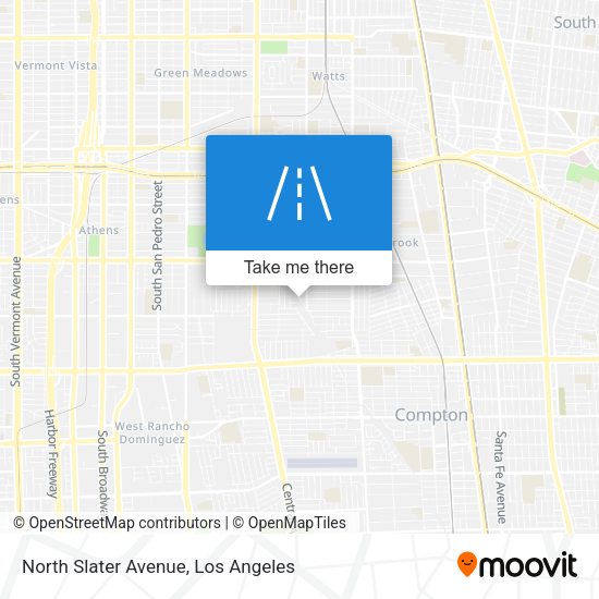North Slater Avenue map