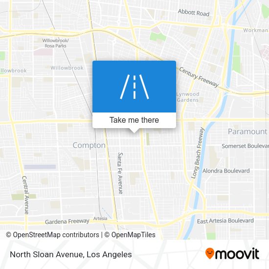 North Sloan Avenue map