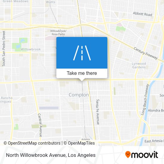 Mapa de North Willowbrook Avenue