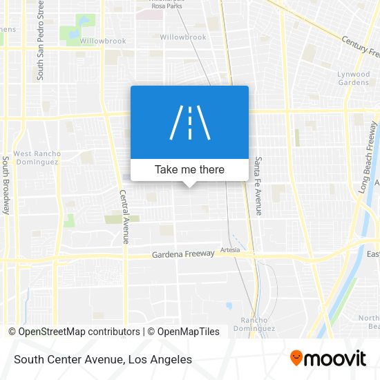 Mapa de South Center Avenue