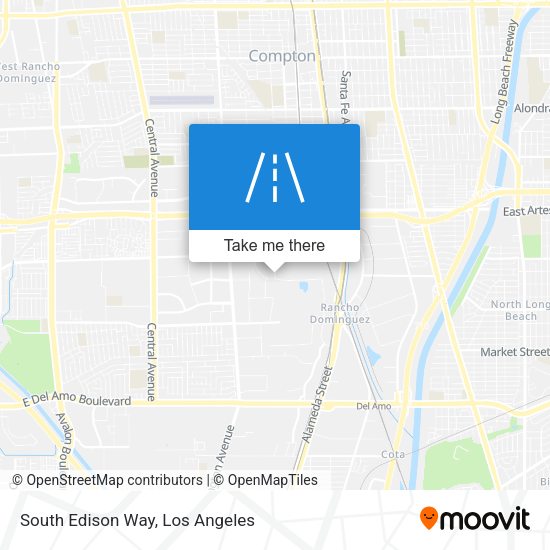 South Edison Way map