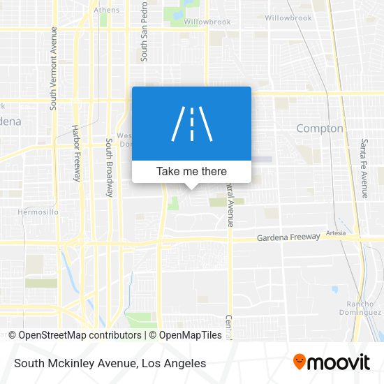 South Mckinley Avenue map