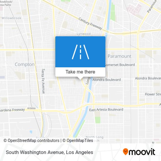 Mapa de South Washington Avenue