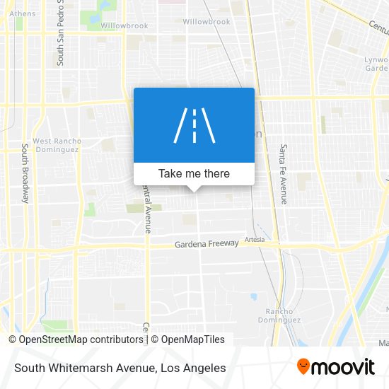 South Whitemarsh Avenue map