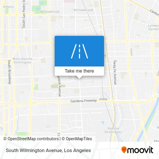 South Wilmington Avenue map